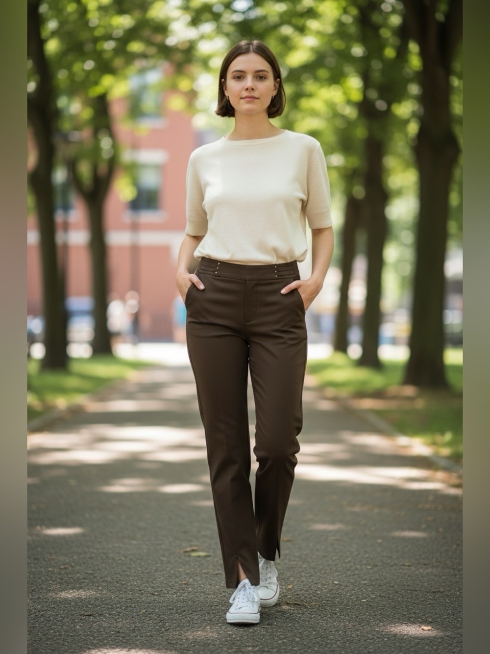 π«Άπ» JM Collection Rivet Pants - Picture 2 of 6